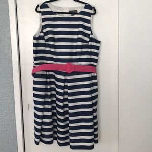 Jessica Howard stripped fit & flare dress